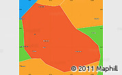 Political Simple Map of Daming