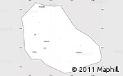 Silver Style Simple Map of Daming, cropped outside