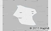 Gray Map of Ding Xian, single color outside