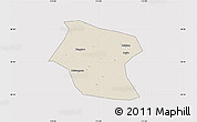 Shaded Relief Map of Ding Xian, cropped outside