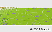 Physical Panoramic Map of Dingxing