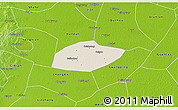 Shaded Relief 3D Map of Feixiang, physical outside