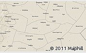 Shaded Relief 3D Map of Feixiang