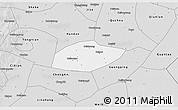 Silver Style 3D Map of Feixiang