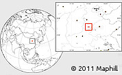 Blank Location Map of Feixiang