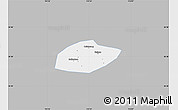 Gray Map of Feixiang, single color outside