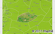 Satellite Map of Feixiang, physical outside