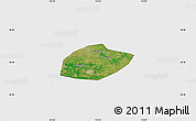 Satellite Map of Feixiang, single color outside