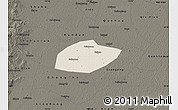 Shaded Relief Map of Feixiang, darken
