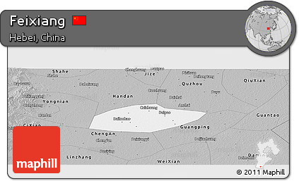Gray Panoramic Map of Feixiang