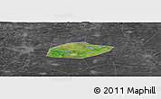 Satellite Panoramic Map of Feixiang, darken, desaturated