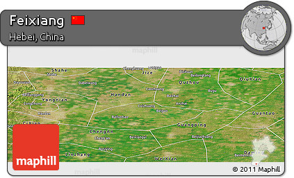 Satellite Panoramic Map of Feixiang