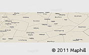 Shaded Relief Panoramic Map of Feixiang