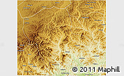 Physical 3D Map of Fengning