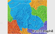 Political 3D Map of Fengning