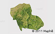 Satellite 3D Map of Fengning, cropped outside
