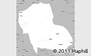 Gray Simple Map of Fengning