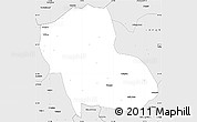 Silver Style Simple Map of Fengning