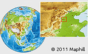 Physical Location Map of Gaocheng