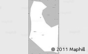 Gray Simple Map of Gaocheng