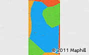 Political Simple Map of Gaocheng