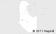 Silver Style Simple Map of Gaocheng