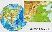 Physical Location Map of Guanzong