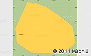 Savanna Style Simple Map of Handan Shi