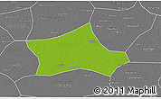 Physical 3D Map of Hejian, desaturated