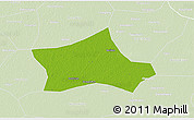 Physical 3D Map of Hejian, lighten