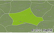 Physical 3D Map of Hejian, semi-desaturated