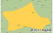 Savanna Style Simple Map of Hejian