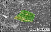 Satellite 3D Map of Linzhang, desaturated