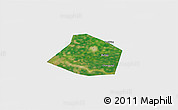 Satellite 3D Map of Linzhang, single color outside