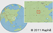 Savanna Style Location Map of Linzhang