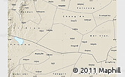 Shaded Relief Map of Linzhang