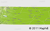 Physical Panoramic Map of Linzhang