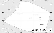 Silver Style Simple Map of Linzhang