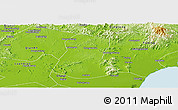 Physical Panoramic Map of Lulong Xian