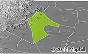 Physical 3D Map of Mancheng, desaturated