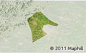 Satellite 3D Map of Mancheng, lighten