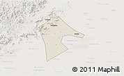 Shaded Relief 3D Map of Mancheng, lighten