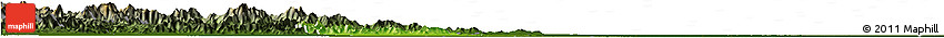 Physical Horizon Map of Mancheng, darken