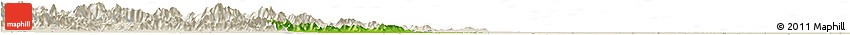 Physical Horizon Map of Mancheng, shaded relief outside Physical Horizon Map of Mancheng, shaded relief outside