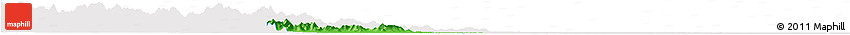 Political Horizon Map of Mancheng, single color outside