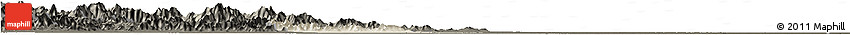 Shaded Relief Horizon Map of Mancheng, darken Shaded Relief Horizon Map of Mancheng, darken
