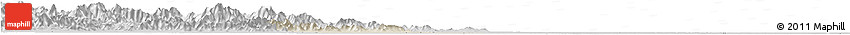 Shaded Relief Horizon Map of Mancheng, desaturated Shaded Relief Horizon Map of Mancheng, desaturated