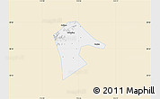 Classic Style Map of Mancheng, single color outside