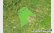 Political Map of Mancheng, satellite outside