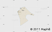 Shaded Relief Map of Mancheng, single color outside